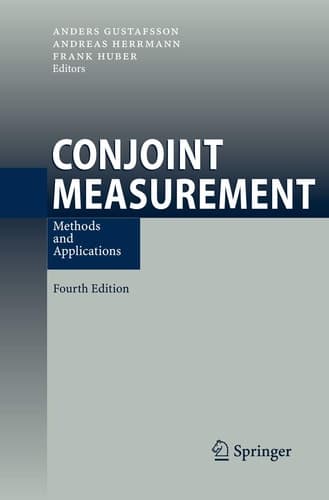 Conjoint Measurement Methods and Applications