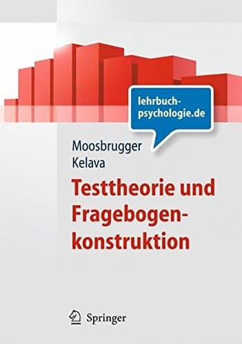 Testtheorie und Fragebogenkonstruktion