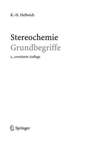 Stereochemie Grundbegriffe
