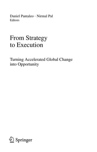 From Strategy to Execution Turning Accelerated Global Change into Opportunity