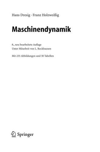 Maschinendynamik