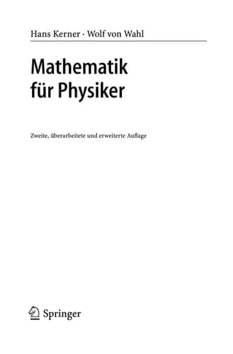 Mathematik für Physiker