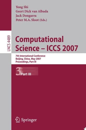 Computational Science - ICCS 2007 7th International Conference, Beijing China, May 27-30, 2007, Proceedings