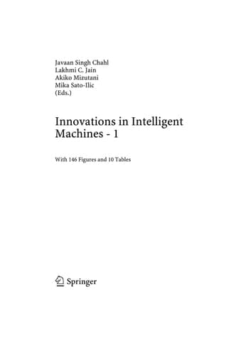 Innovations in Intelligent Machines - 1