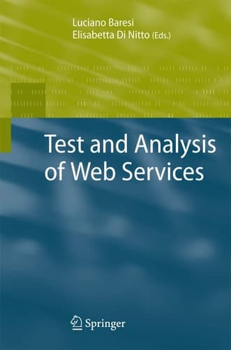 Test and Analysis of Web Services