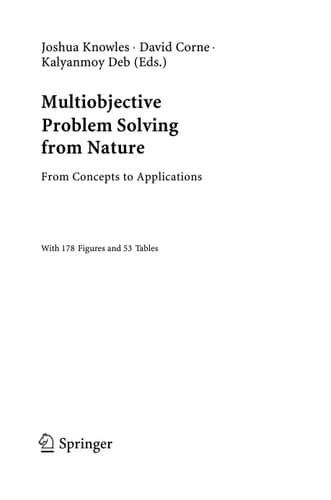Multiobjective Problem Solving from Nature From Concepts to Applications