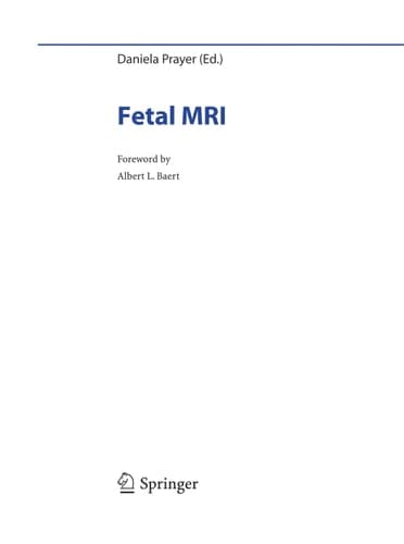 Fetal MRI