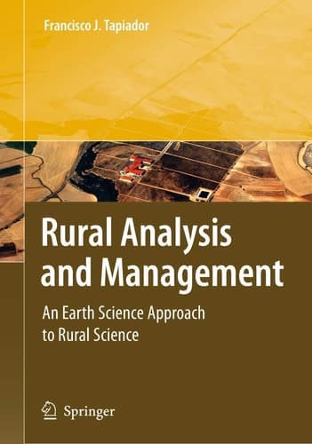 Rural Analysis and Management An Earth Science Approach to Rural Science