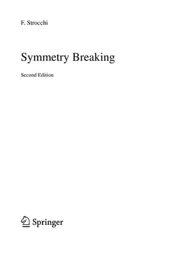 Symmetry Breaking