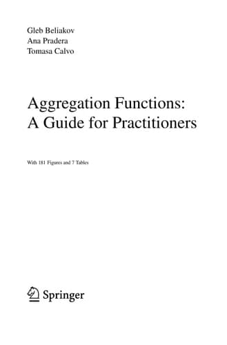 Aggregation Functions: A Guide for Practitioners
