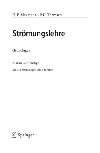 Strömungslehre Grundlagen