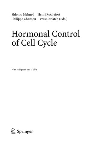 Hormonal Control of Cell Cycle