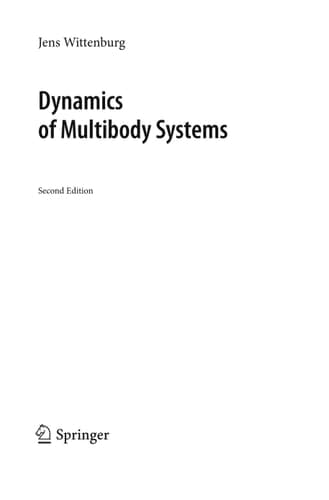 Dynamics of Multibody Systems