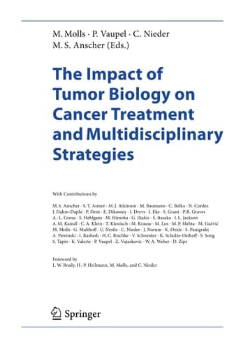 The Impact of Tumor Biology on Cancer Treatment and Multidisciplinary Strategies (Medical Radiology)