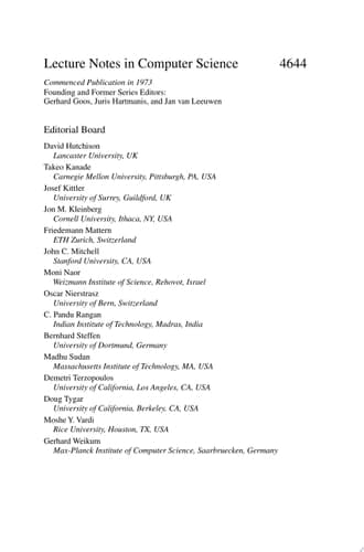 Integrated Circuit and System Design. Power and Timing Modeling, Optimization and Simulation 17th International Workshop, PATMOS 2007, Gothenburg, Sweden, September 3-5, 2007, Proceedings