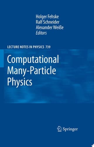 Computational Many-Particle Physics