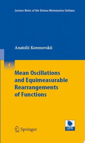 Mean Oscillations and Equimeasurable Rearrangements of Functions
