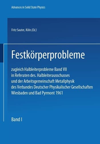 Festkörperprobleme 1