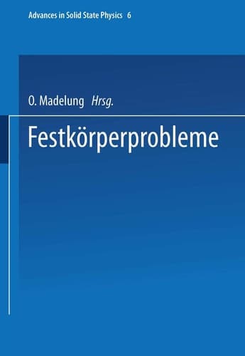 Festkörperprobleme (Advances in Solid State Physics) (German Edition)