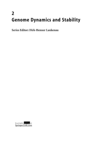 Recombination and Meiosis: Crossing-Over and Disjunction (Genome Dynamics and Stability, 2)