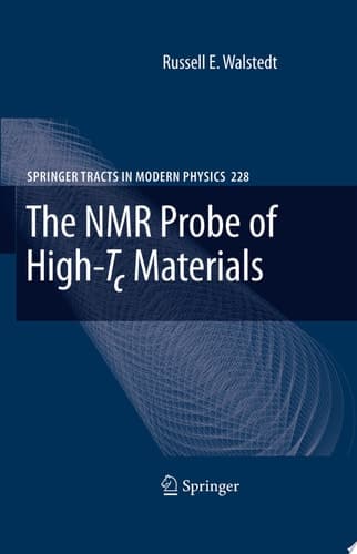 The NMR Probe of High-Tc Materials