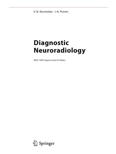 Diagnostic Neuroradiology