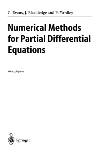 Numerical Methods for Partial Differential Equations