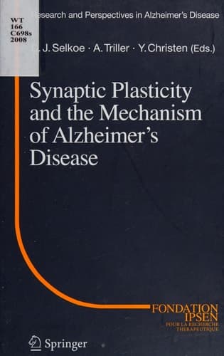 Synaptic Plasticity and the Mechanism of Alzheimer's Disease