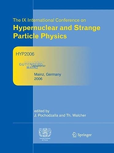 Proceedings of The IX International Conference on Hypernuclear and Strange Particle Physics October 10-14, 2006, Mainz, Germany