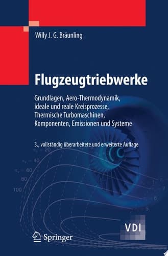 Flugzeugtriebwerke Grundlagen, Aero-Thermodynamik, ideale und reale Kreisprozesse, Thermische Turbomaschinen, Komponenten, Emissionen und Systeme