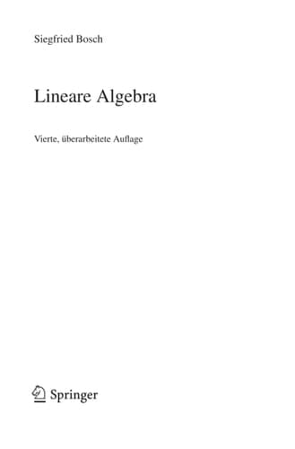 Lineare Algebra