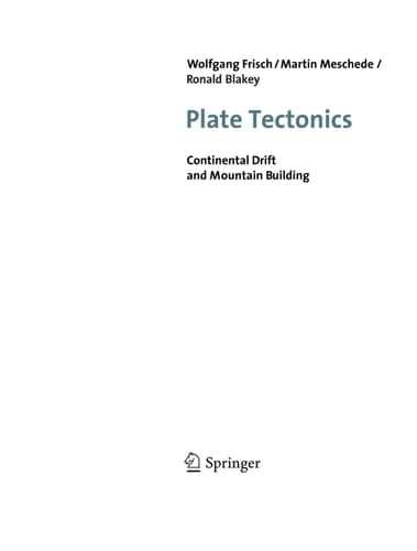 Plate Tectonics Continental Drift and Mountain Building