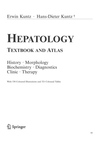 Hepatology Textbook and Atlas