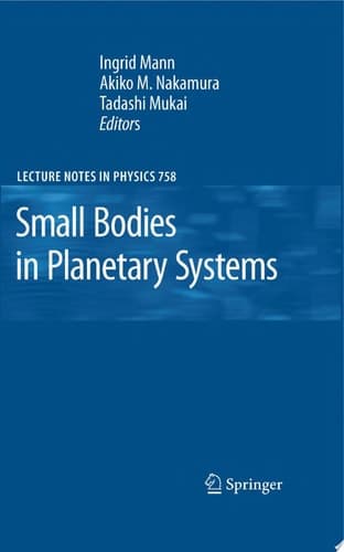 Small Bodies in Planetary Systems