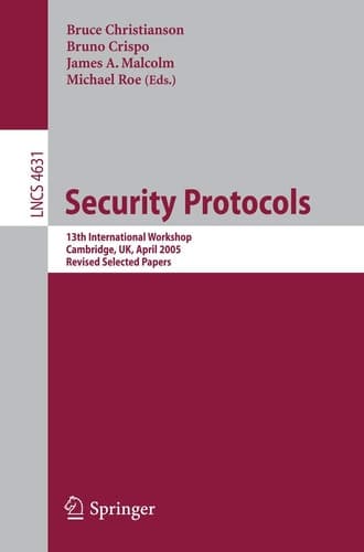 Security Protocols 2007