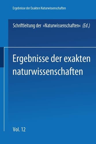 Springer Tracts in Modern Physics 12