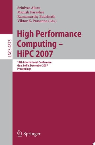 High Performance Computing - HiPC 2007 14th International Conference, Goa, India, December 18-21, 2007, Proceedings