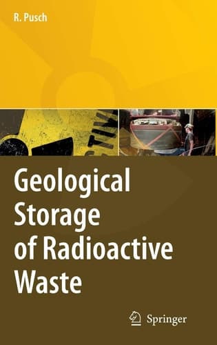 Geological Storage of Highly Radioactive Waste Current Concepts and Plans for Radioactive Waste Disposal