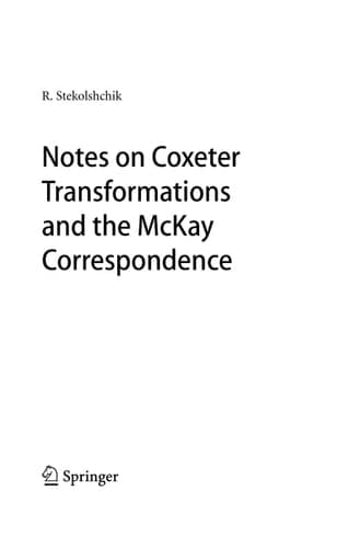 Notes on Coxeter Transformations and the McKay Correspondence