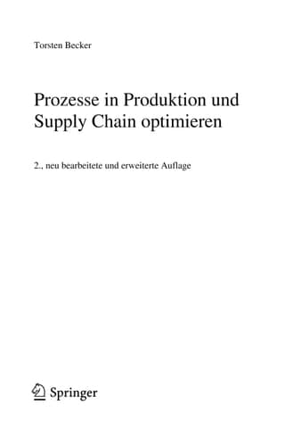 Prozesse in Produktion und Supply Chain optimieren