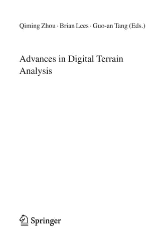 Advances in Digital Terrain Analysis