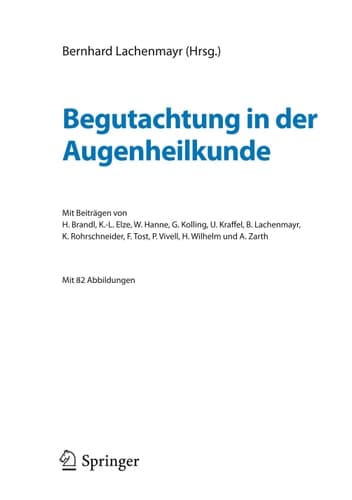 Begutachtung in der Augenheilkunde