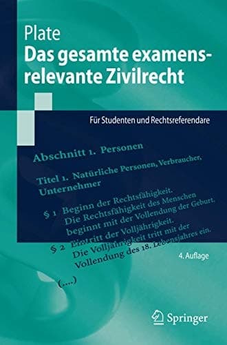 Das gesamte examensrelevante Zivilrecht Für Studenten und Rechtsreferendare
