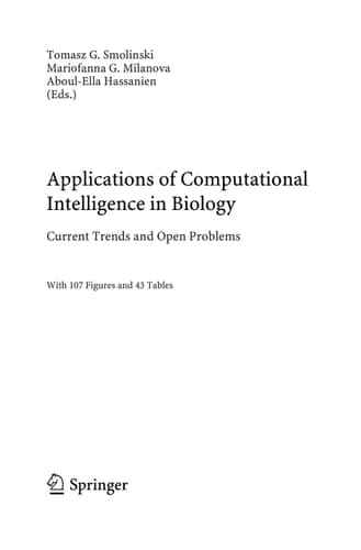 Applications of Computational Intelligence in Biology Current Trends and Open Problems