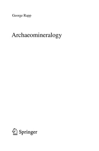 Archaeomineralogy