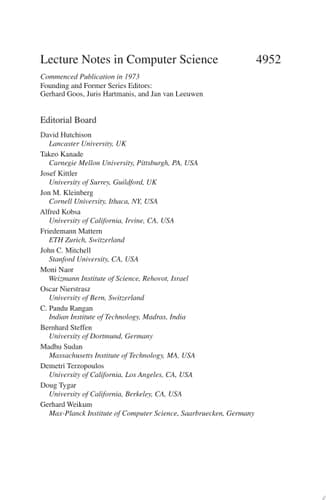 The Internet of Things First International Conference, IOT 2008, Zurich, Switzerland, March 26-28, 2008, Proceedings