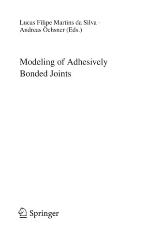 Modeling of Adhesively Bonded Joints