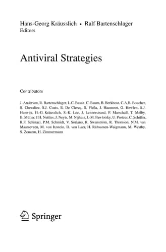 Antiviral Strategies