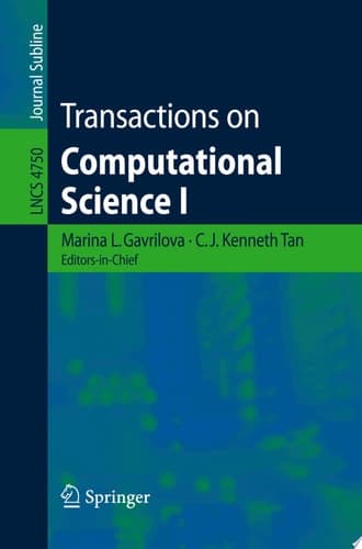 Transactions on Computational Science I