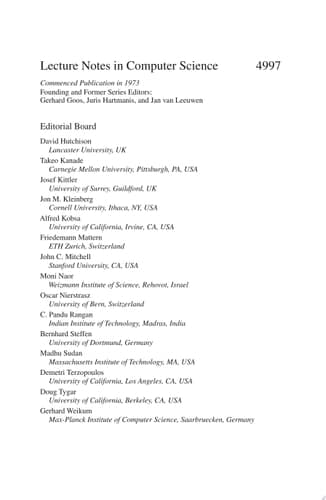 Algorithmic Game Theory First International Symposium, SAGT 2008, Paderborn, Germany, April 30 - May 2, 2008, Proceedings